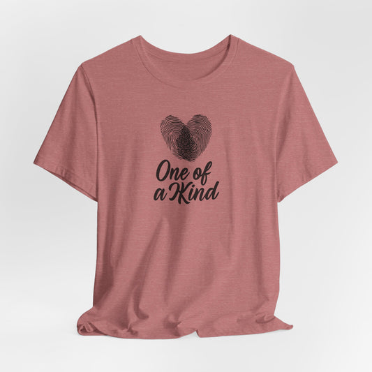 Bella+Canvas® One of a Kind Heart Graphic Tee, Funny Humor Tee, Statement Shirt, Gift for Her, Gift for Him