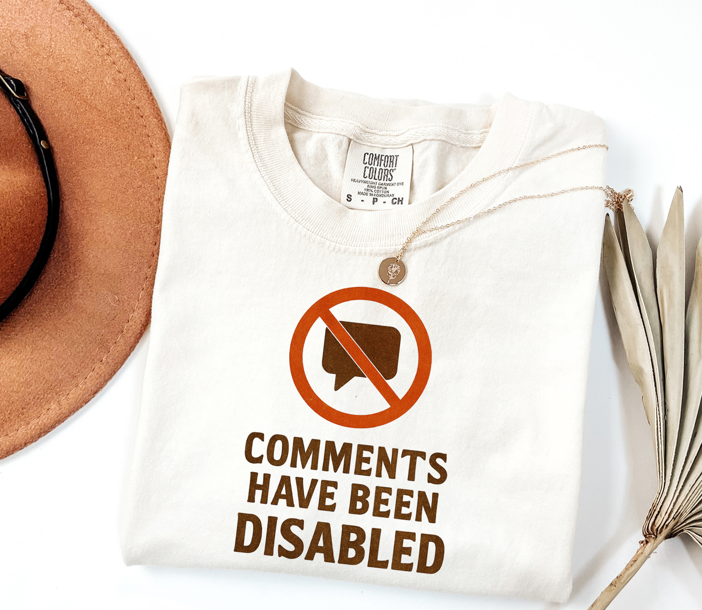 Comments Disabled Graphic Tee, Funny Humor Tee, Sarcastic Shirt, Gift for Her, Gift for Him, Comfort Colors®